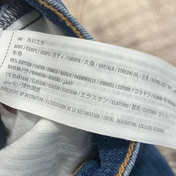 Abercrombie & Fitch Womens Jeans Sz 25 Blue The Ankle Straight Ultra High Rise - Picture 7 of 10